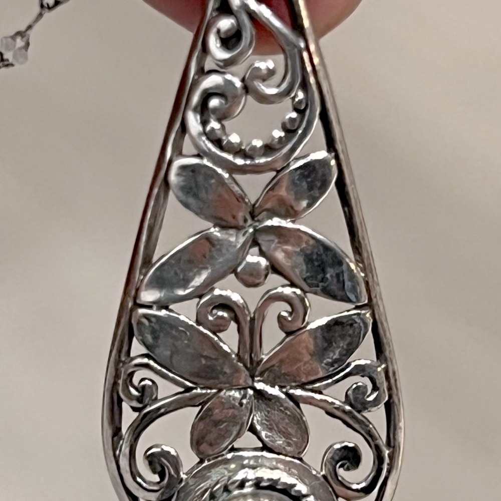 Niassa Ruby Sterling Silver Openwork Butterfly Ac… - image 3